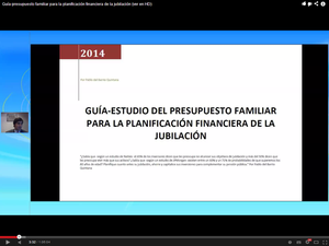 Conferencia Online "Guía-presupuesto familiar para la planificación financiera de la jubilación"